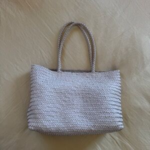 Madewell White/Cream Woven Tote Bag